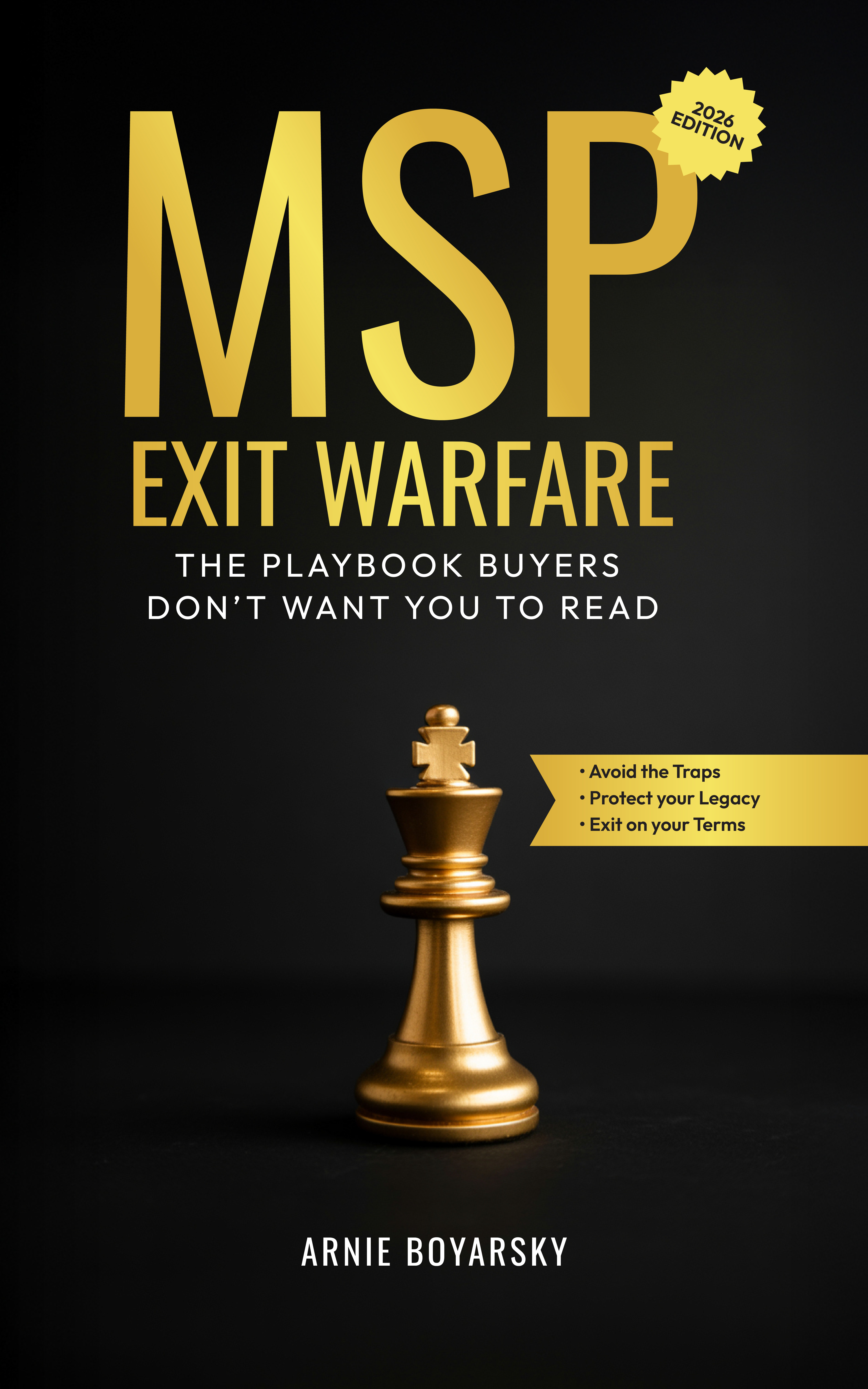 MSP Exit Warfare by Arnie Boyarsky | The Playbook Buyers Don't Want You ...